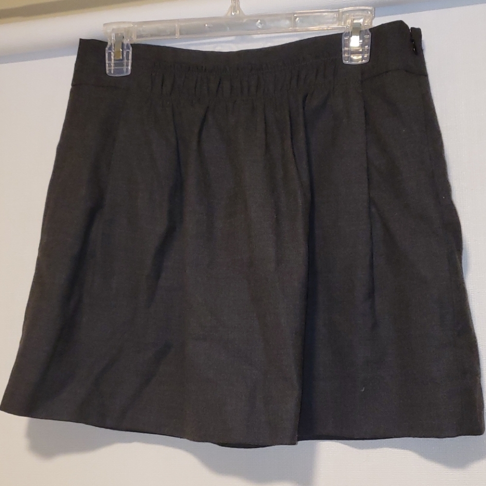 Gray mini skirt